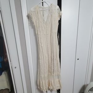 Ivory Lace Maxi